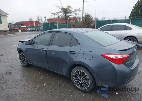 2016 Toyota Corolla S Plus из США, поврежденный, VIN 2T1BURHE2GC591711